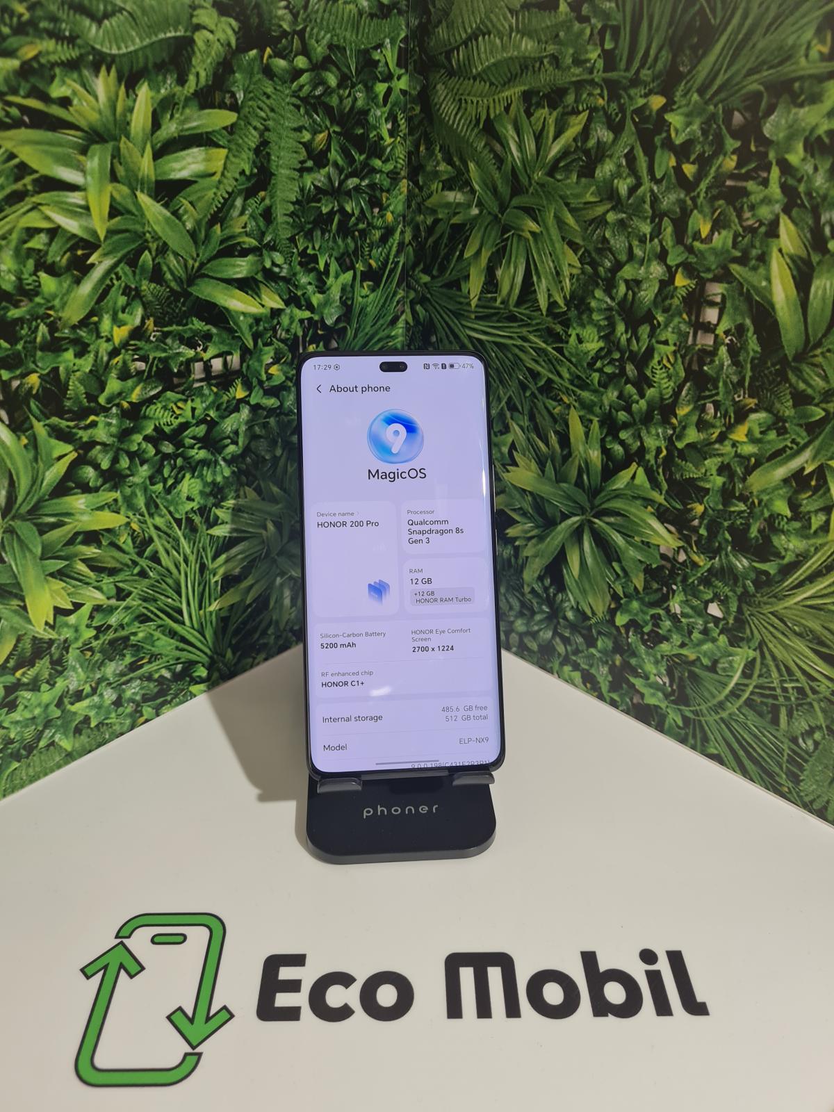 Honor 200 Pro Kártyafüggetlen 512 GB 12 GB Ram, 12 hó garancia