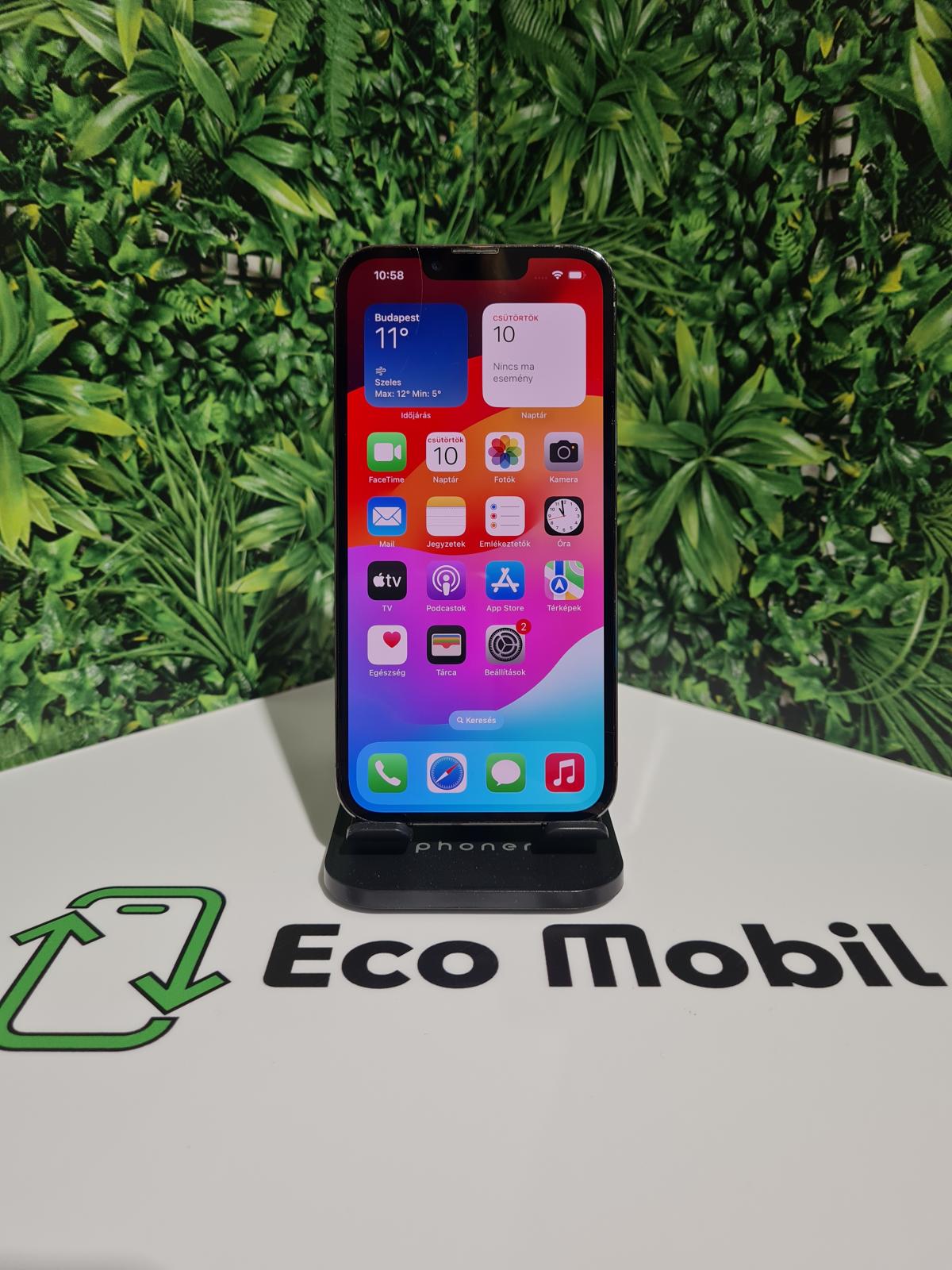 Apple iPhone 13 Pro Max Kártyafüggetlen 128 GB, 12 hó garancia