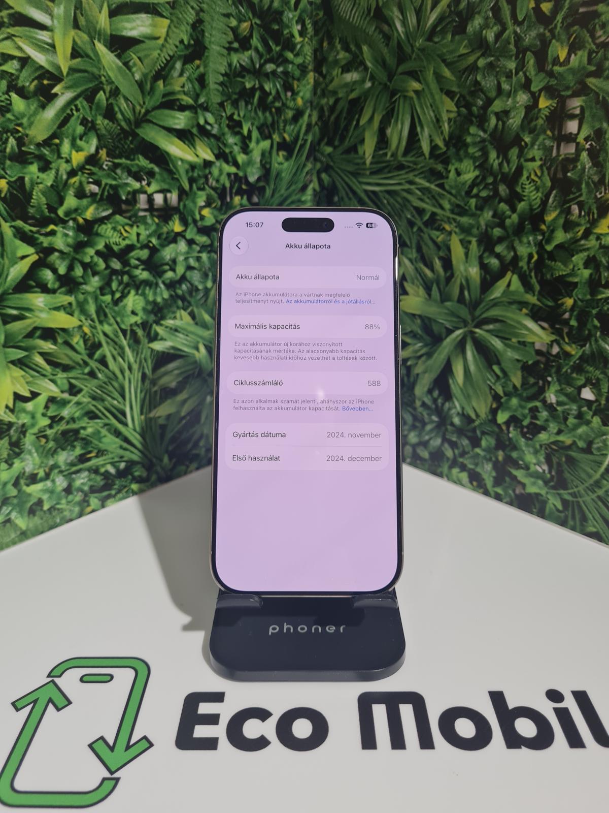 Apple iPhone 16 Pro Dual Sim 128 GB, 12 hó garancia