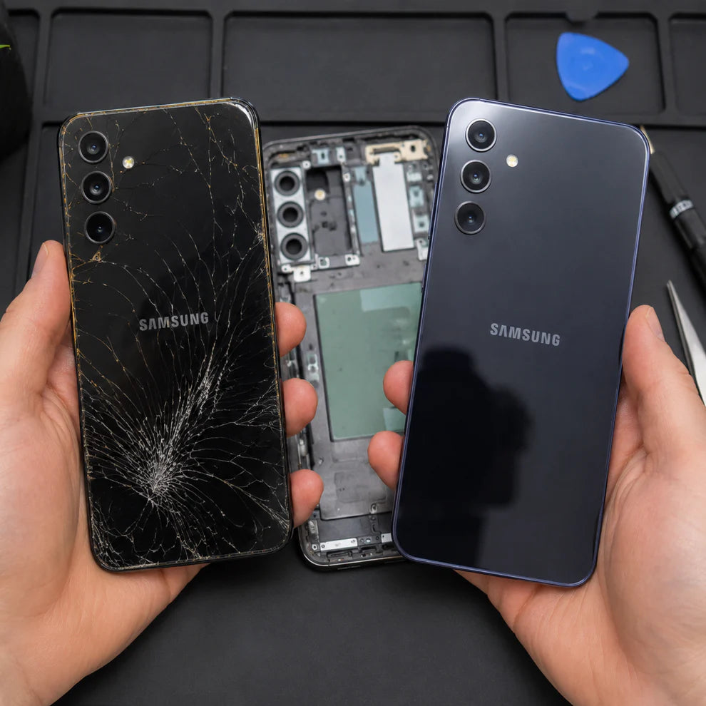 Samsung Galaxy S23 FE hátlap csere gyári alkatrésszel - 1 órán belül