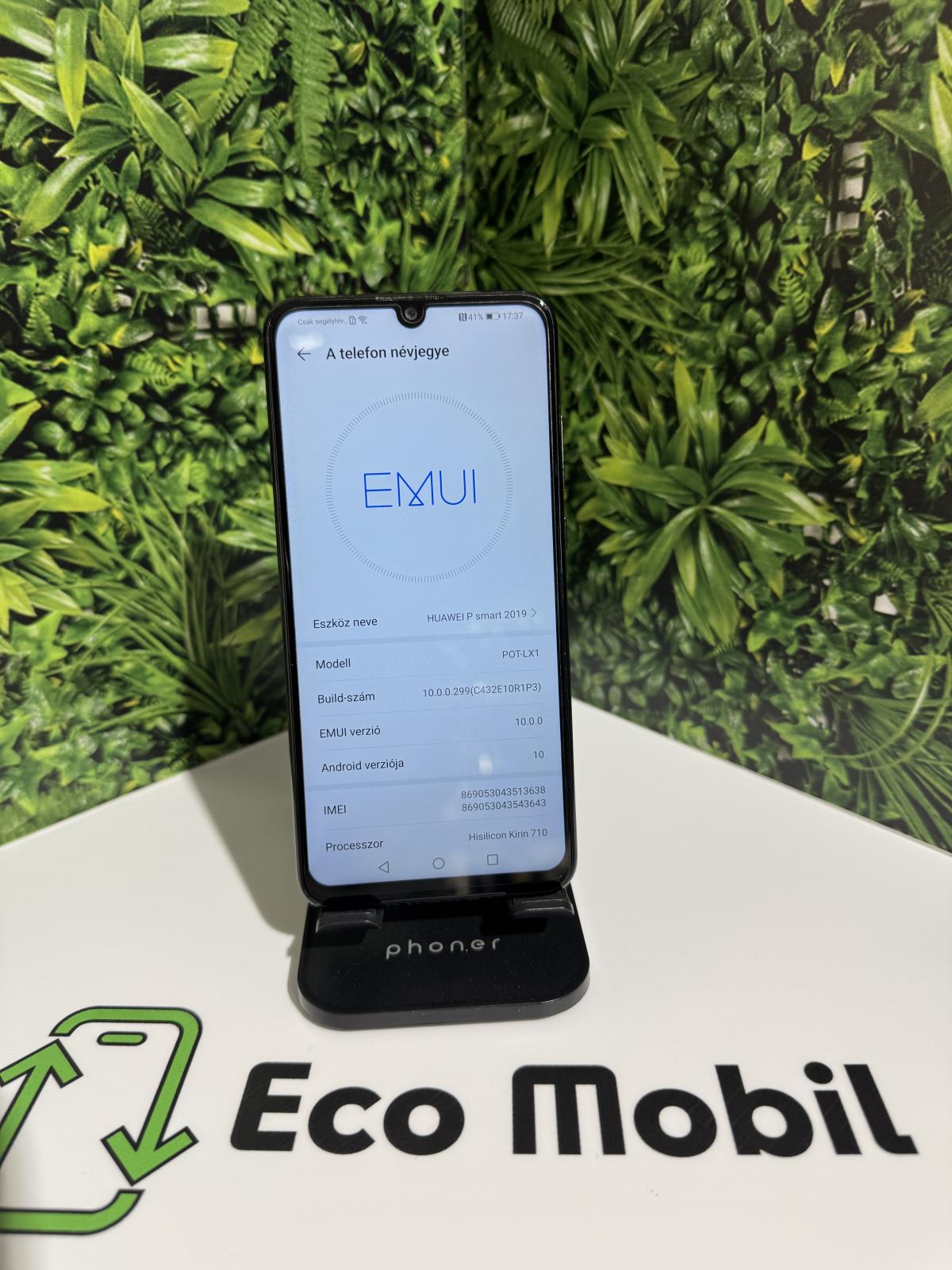 Huawei P Smart (2019) Kártyafüggetlen 64 GB 3 GB Ram, 12 hó garancia