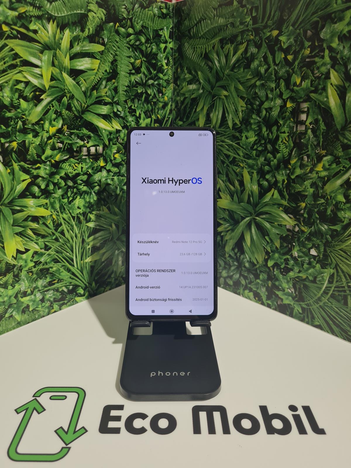 Redmi Note 12 Pro Kártyafüggetlen 128 GB 6 GB Ram, 12 hó garancia