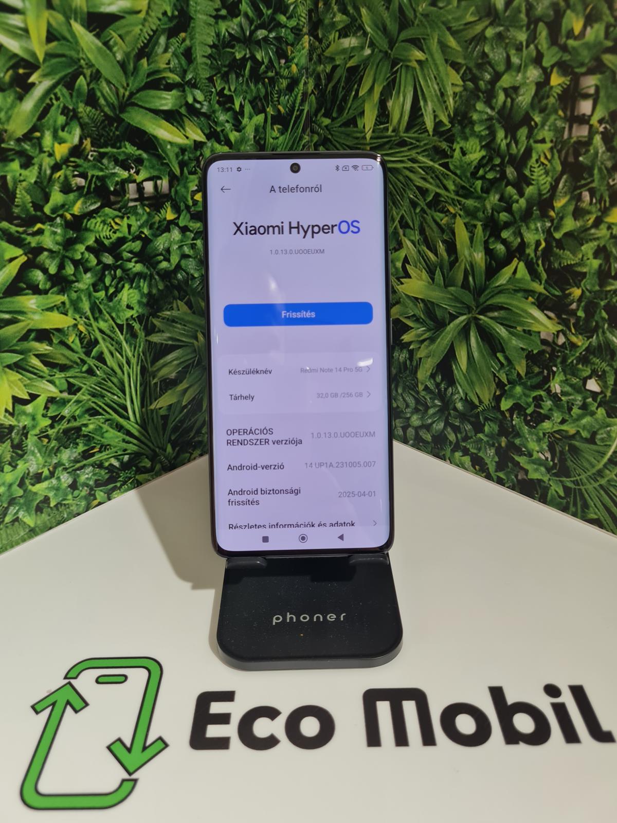 Redmi Note 14 Pro+ 5G Dual Sim 256 GB 8 GB Ram, 12 hó garancia