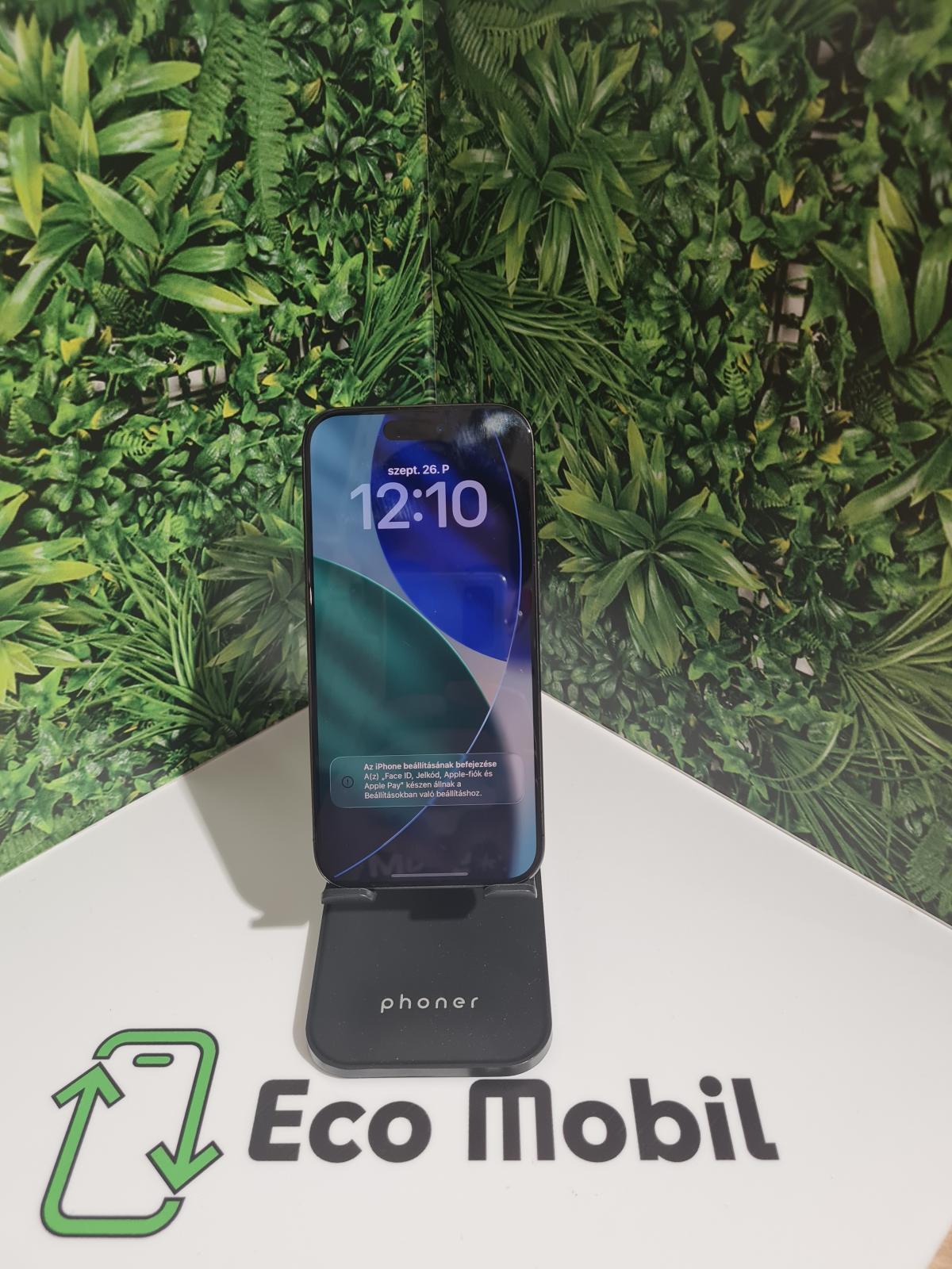 Apple iPhone 15 Pro Kártyafüggetlen 256 GB, 12 hó garancia