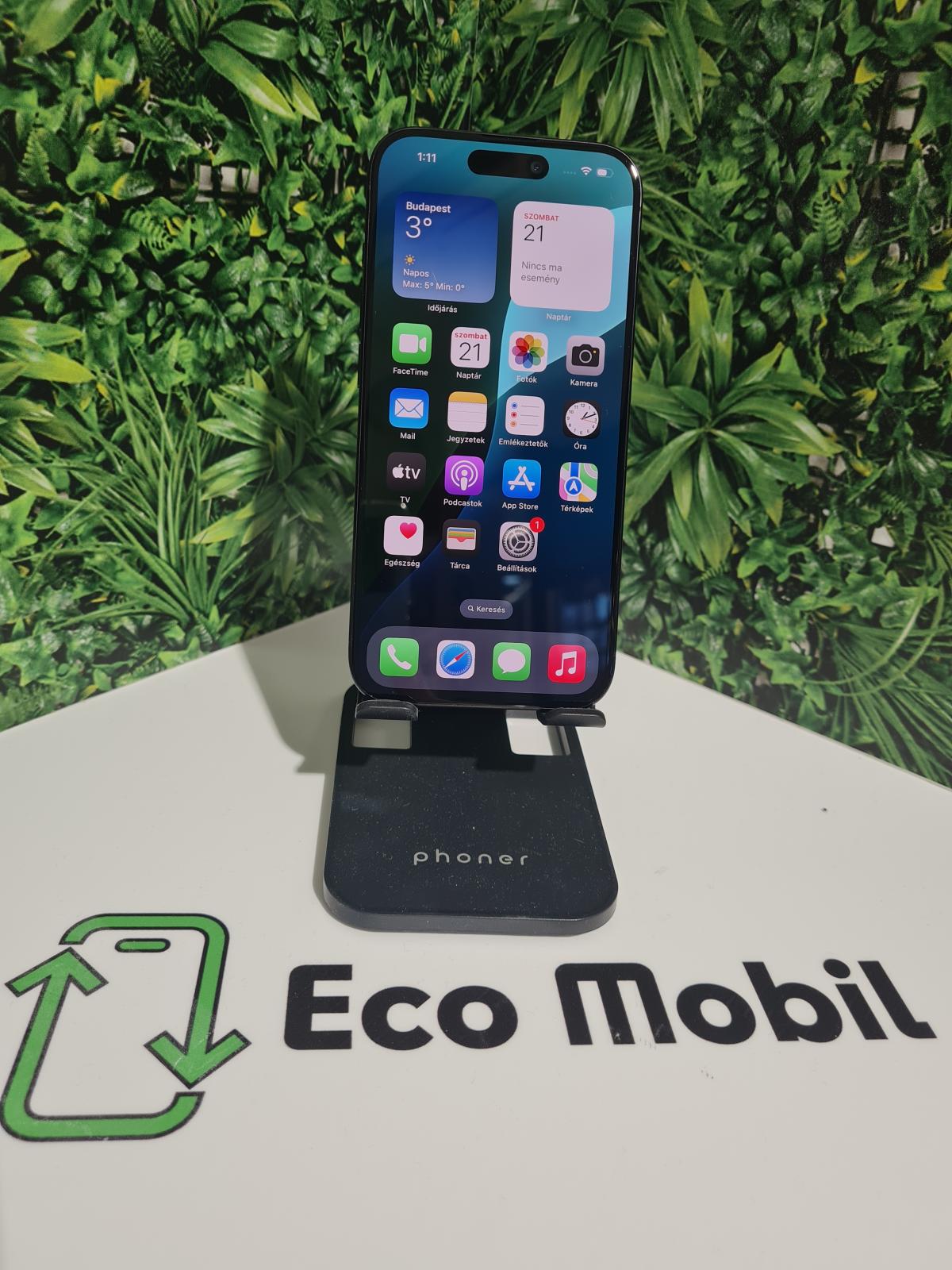 Apple iPhone 15 Pro Dual Sim 128 GB, 12 hó garancia
