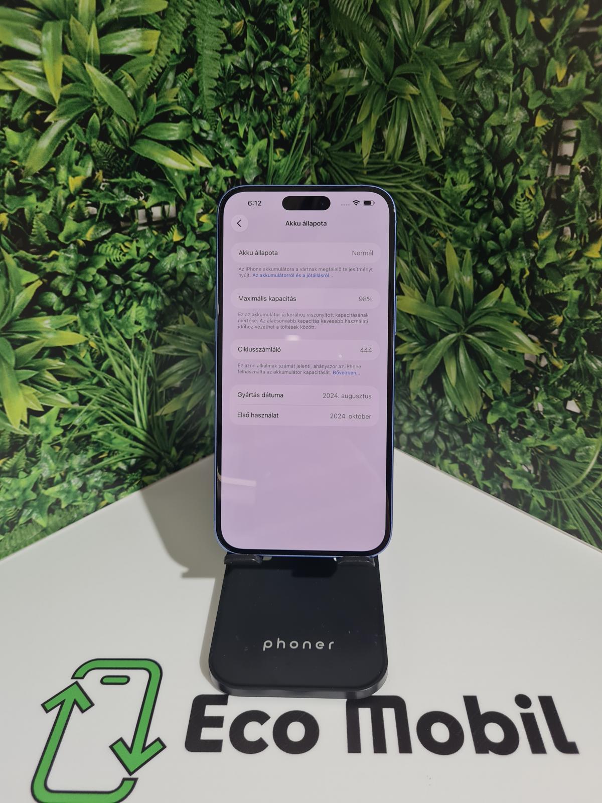 iPhone 16 Plus Dual Sim 256 GB, 12 hó garancia