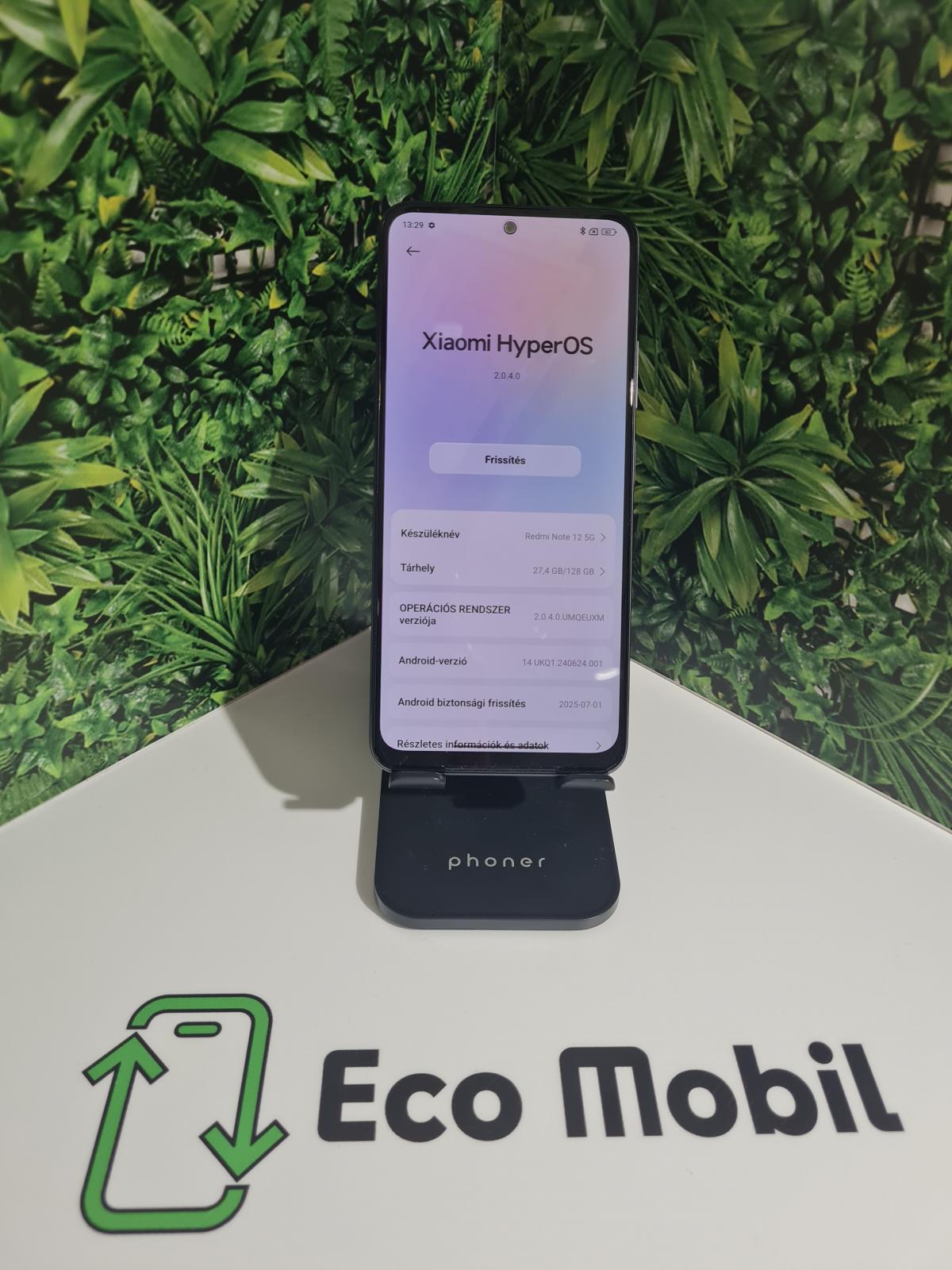 Xiaomi Redmi Note 12 5G Dual Sim 128 GB 4 GB Ram, 12 hó garancia