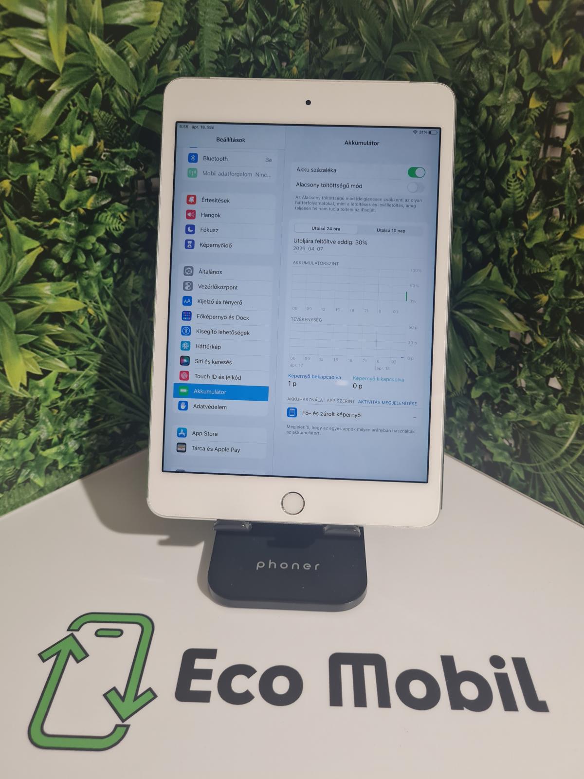 Apple iPad Mini 4 64GB Kártyafüggetlen 64 GB, 12 hó garancia