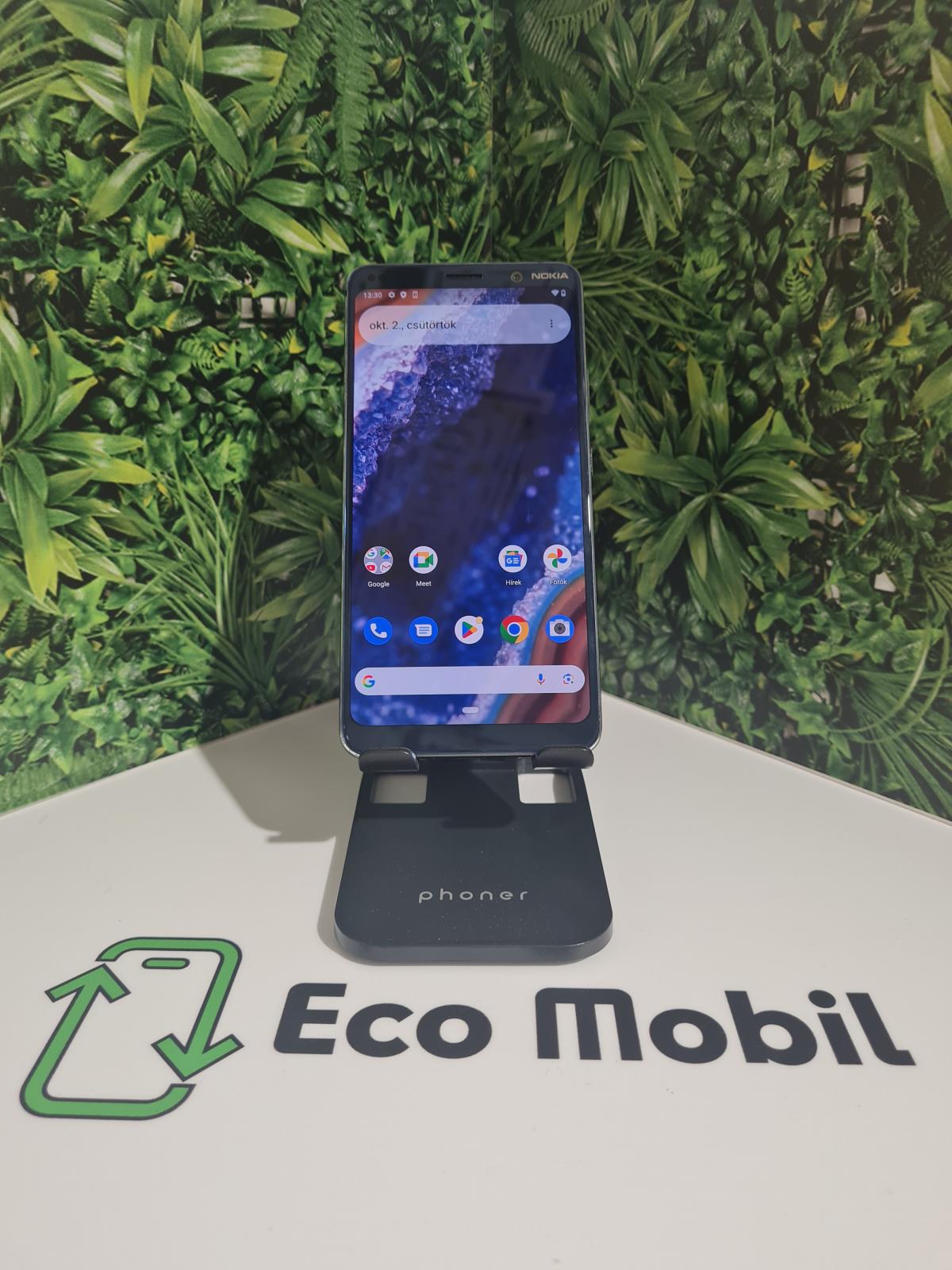 Nokia 9 Pureview Kártyafüggetlen 128 GB 6 GB Ram, 12 hó garancia