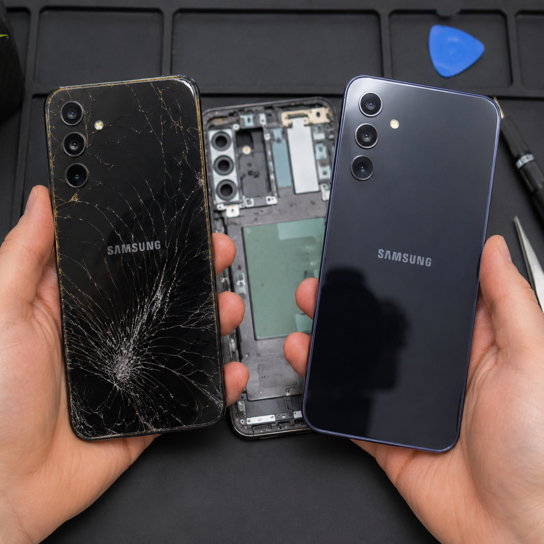 Samsung Galaxy S8 hátlap csere gyári alkatrésszel - 1 órán belül