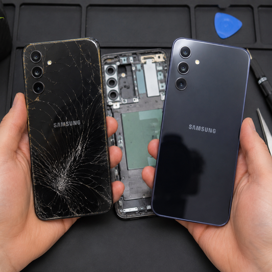 Samsung Galaxy S25 Plus hátlap csere gyári alkatrésszel - 1 órán belül