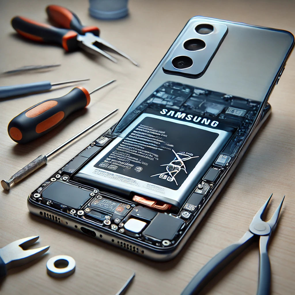 Samsung Galaxy S24 FE battery replacement with factory parts - within 1 hour